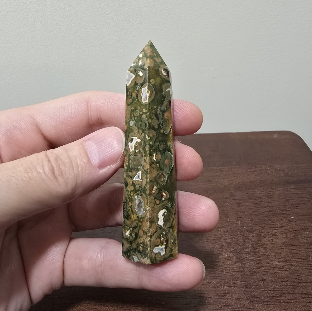 Rainforest Jasper Crystal Tower